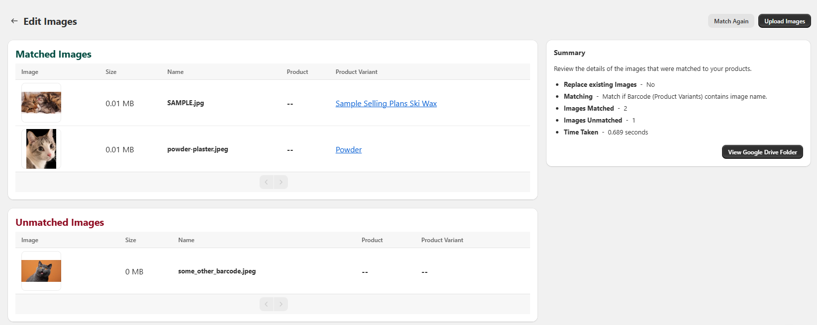 Barcode Contains Name 2