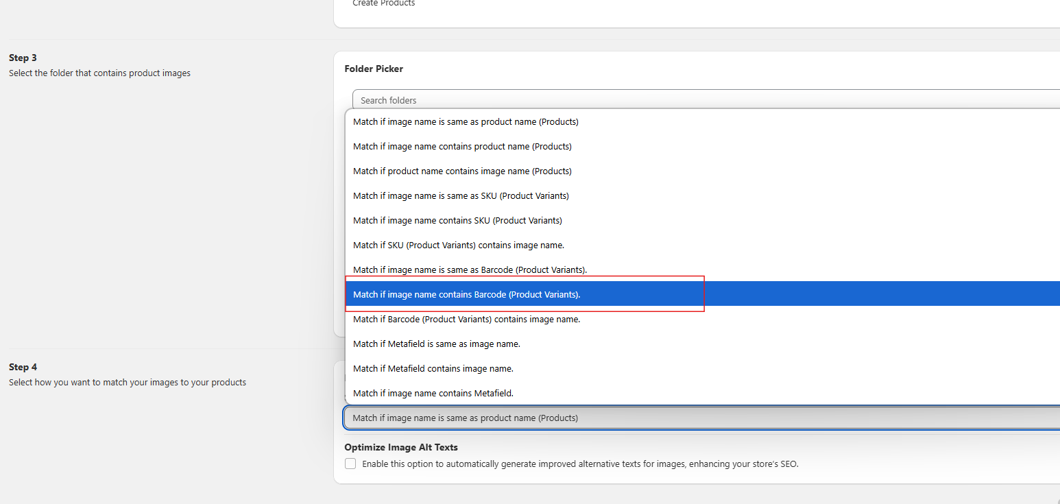 Name Contains Barcode 1