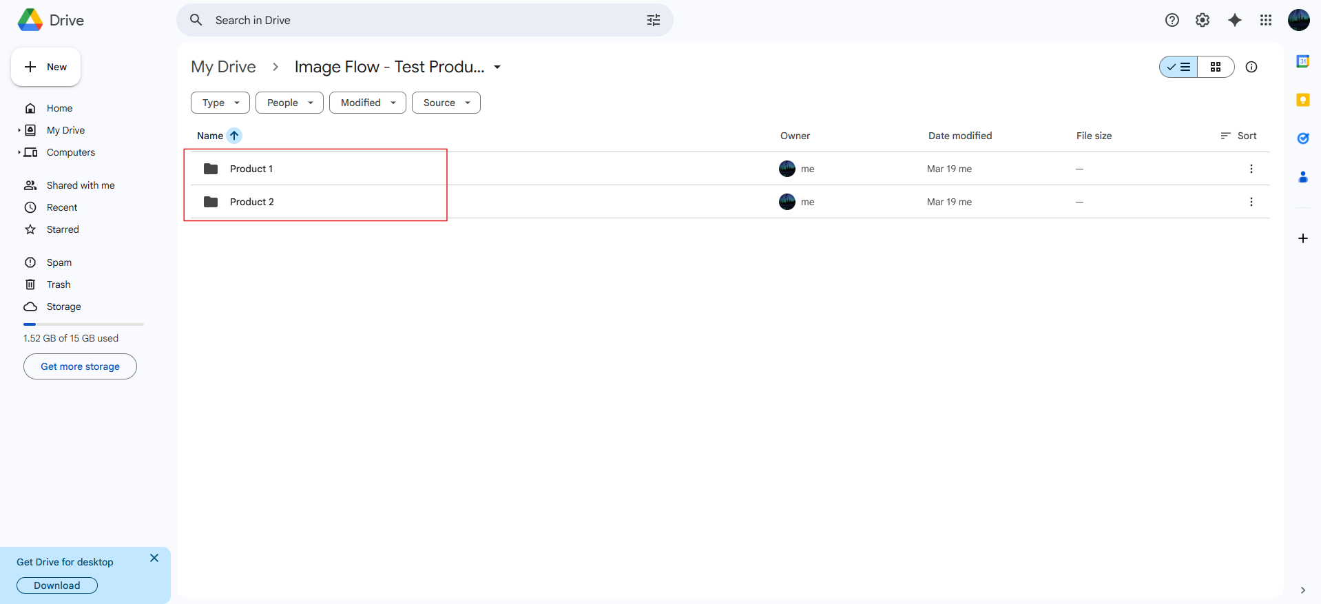 Google Drive Structure